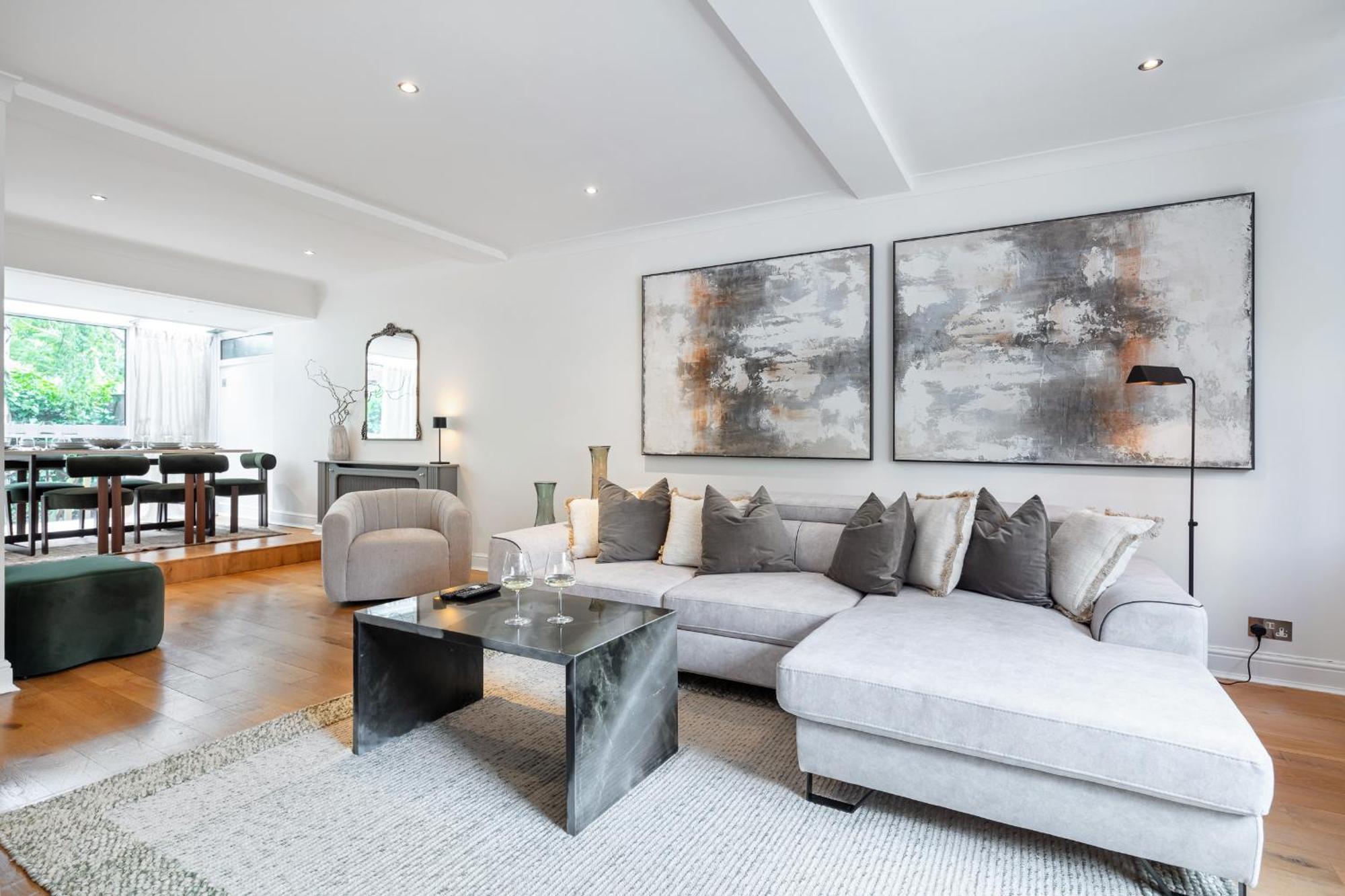 Rare 4Beds Townhouse In Kensington With Patio Villa Londra Exterior foto