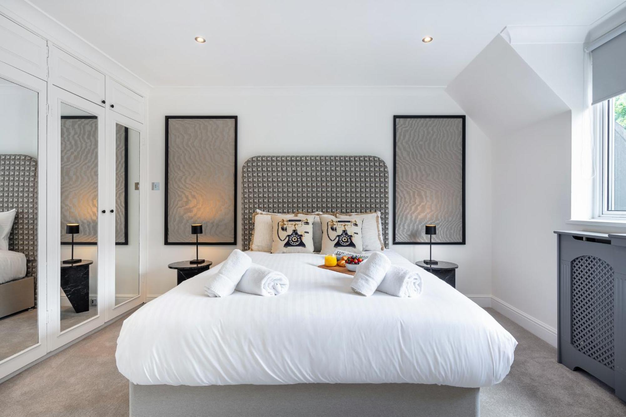 Rare 4Beds Townhouse In Kensington With Patio Villa Londra Exterior foto